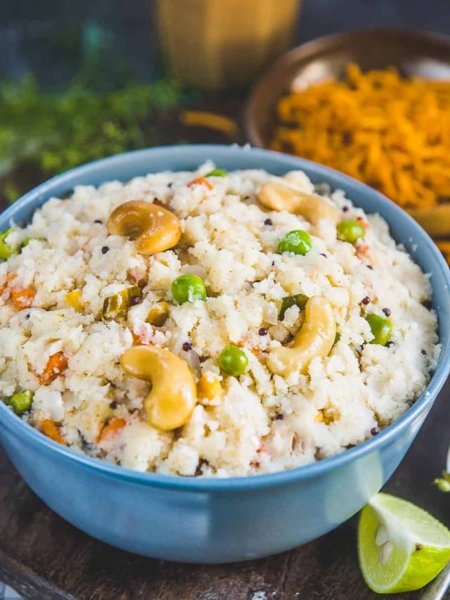 তেল ছাড়াই বানান ঝরঝরে সুজির উপমা, স্বাস্থ্যকর ব্রেকফাস্ট