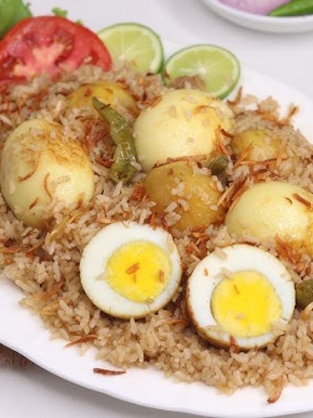 শুধু লাগে ডিম আর আলু, ঘরোয়া বিরিয়ানি জাস্ট ১০ মিনিটে