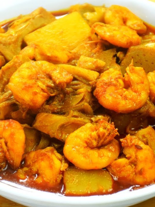 এঁচোড় চিংড়ি রান্নার সময় চিংড়ি মাছ কখন দিতে হয়? অনেকেই জানে না