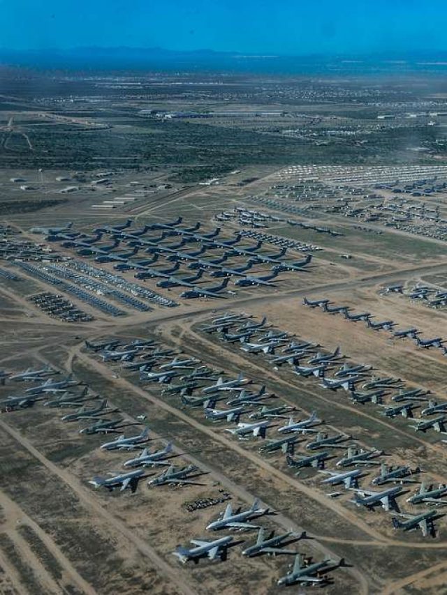 Inside the world's largest aircraft graveyard: Where 4,000+ planes go to rest